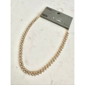 Nordstrom‘s sparkly gold color statement necklace